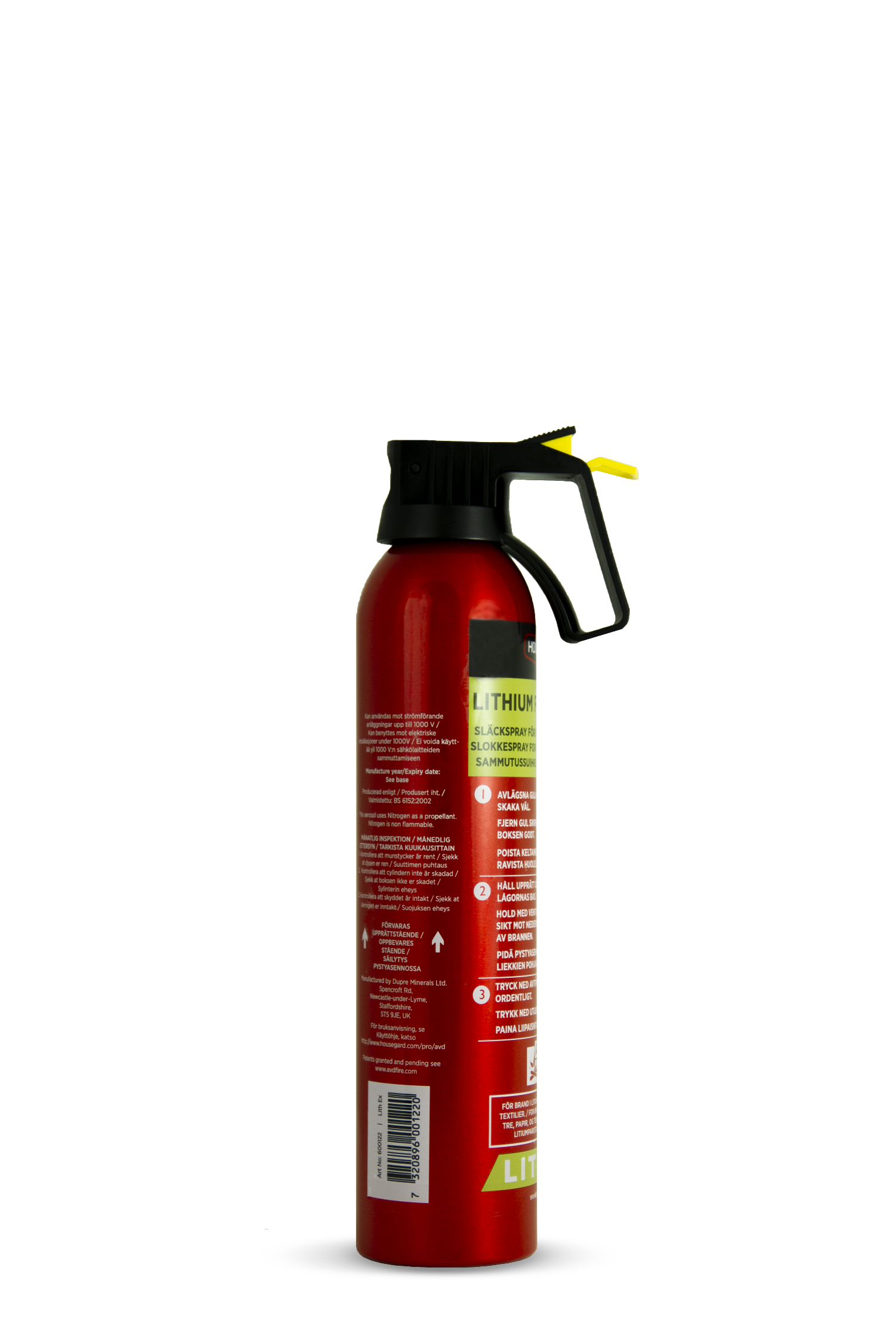 Slukkespray til lithium-ion batteribrande - 500 ml - Billede 3