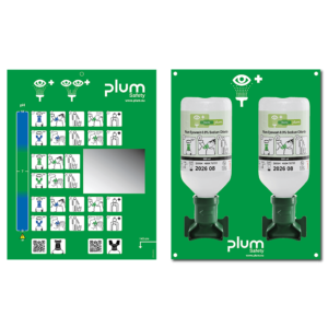 PLUM Øjenskyllestation dobbelt åben