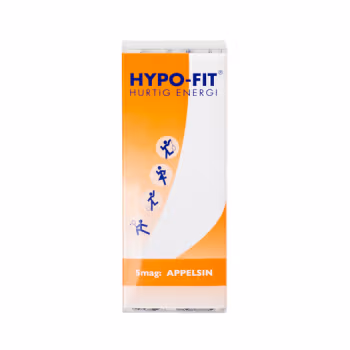 HypoFit flydende druesukker, orange i brev, 13 ml