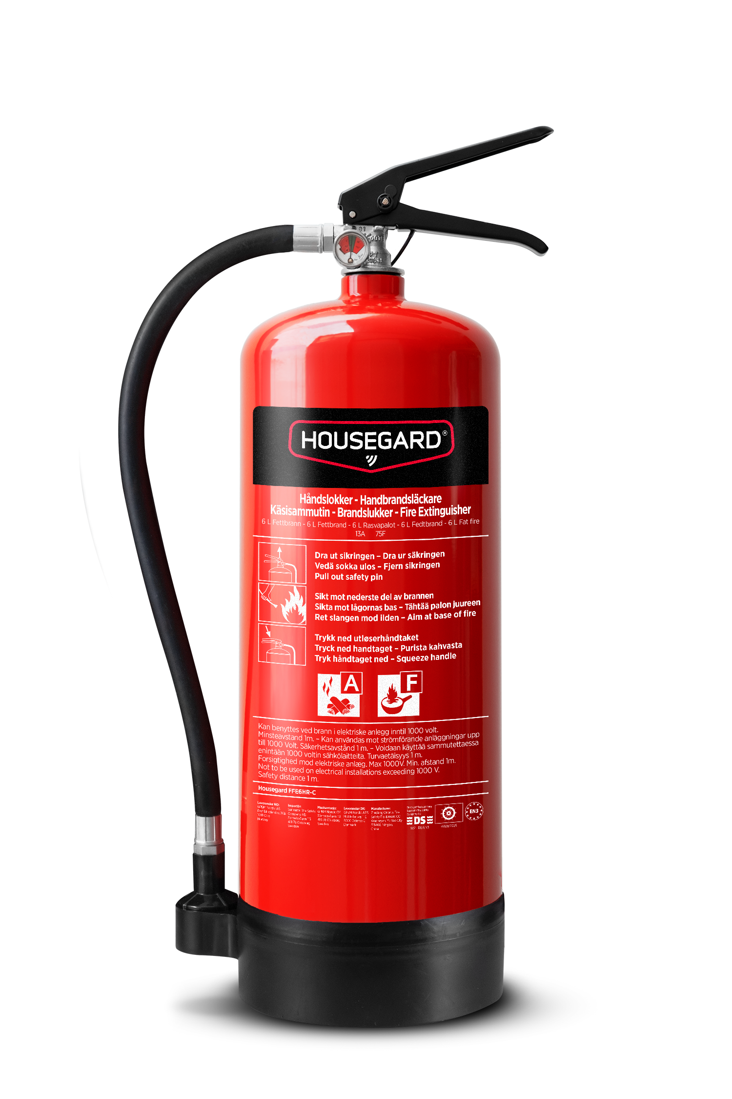 Housegard fedtslukker 6L, fluorfri