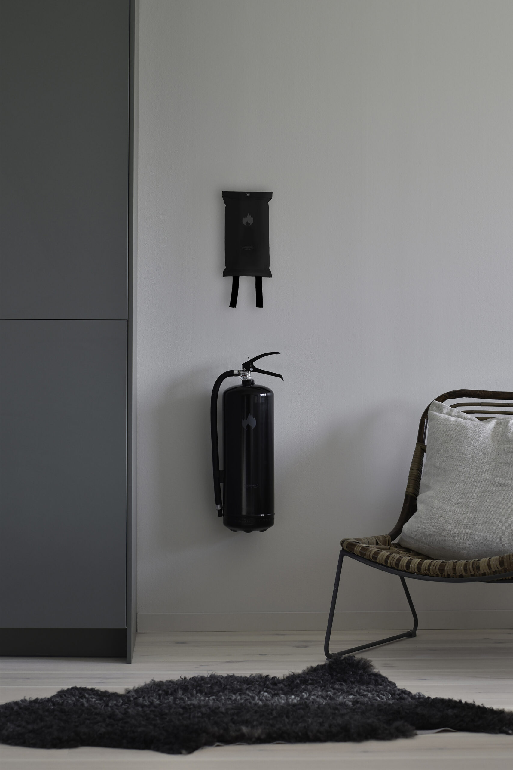 Housegard brandtæppe, 120x180 cm, Sort - Billede 2