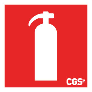 Skilt til brandslukkere