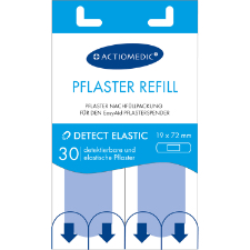 EasyAid Refill - DETECT plaster 19 x 72 mm, 30 Stk. Blå