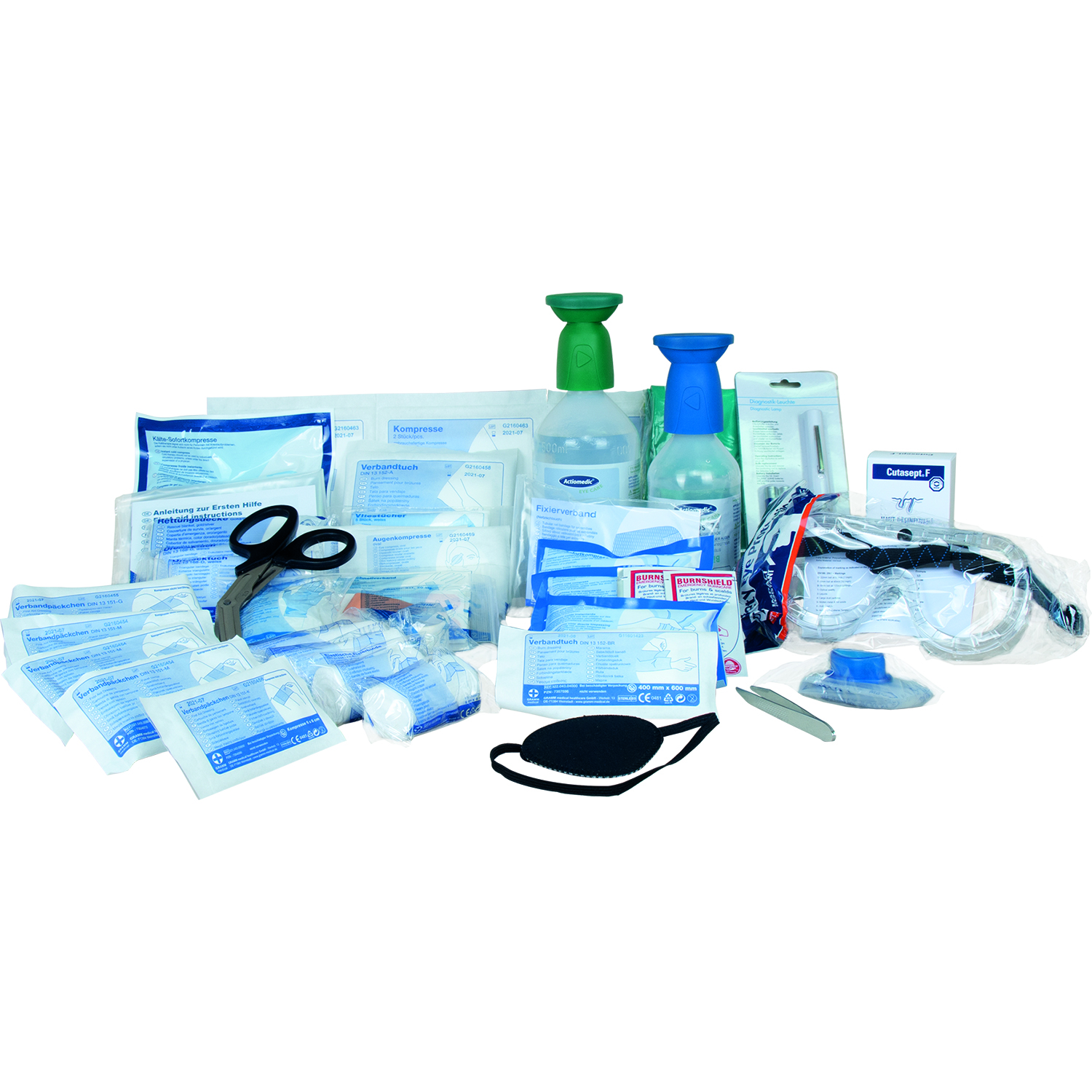 Førstehjælpskasse specielt til Laboratorium & Kemi - Billede 2