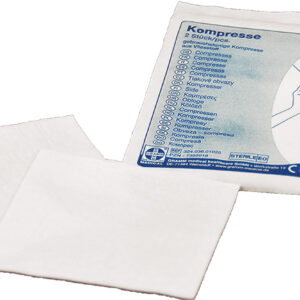 Sterilt kompres 10 x 10 cm pakke med 2 stk.