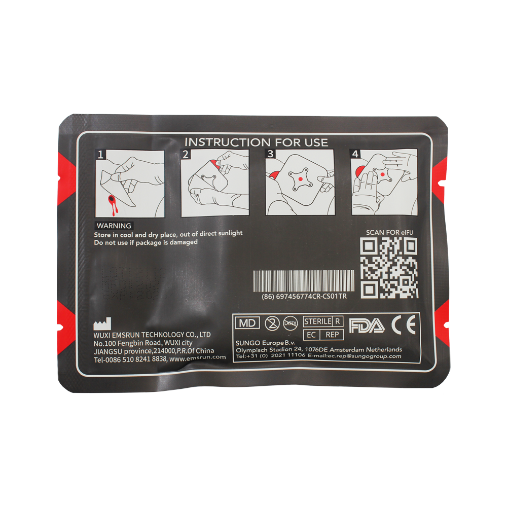 NORSE RESCUE® Chest Seal med ventil - Billede 2