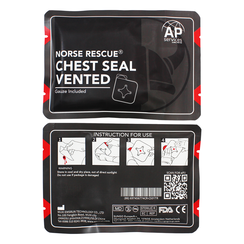 NORSE RESCUE® Chest Seal med ventil - Billede 7