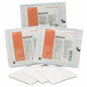 Melolin steril kompres 10 x 10 cm.