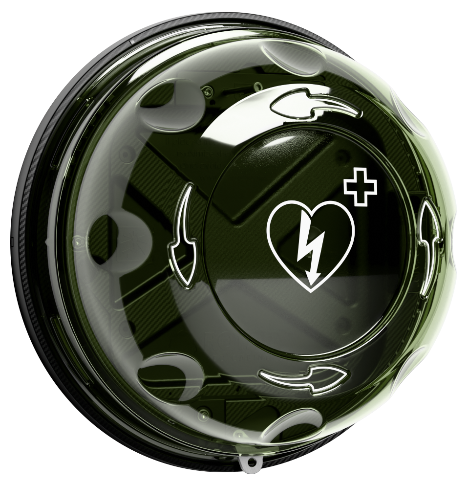 Rotaid Plus indendørs skab - Hjertestarterskab - Billede 2