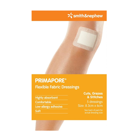 Primapore sterilt plaster - 7,2 x 5 cm - Billede 2